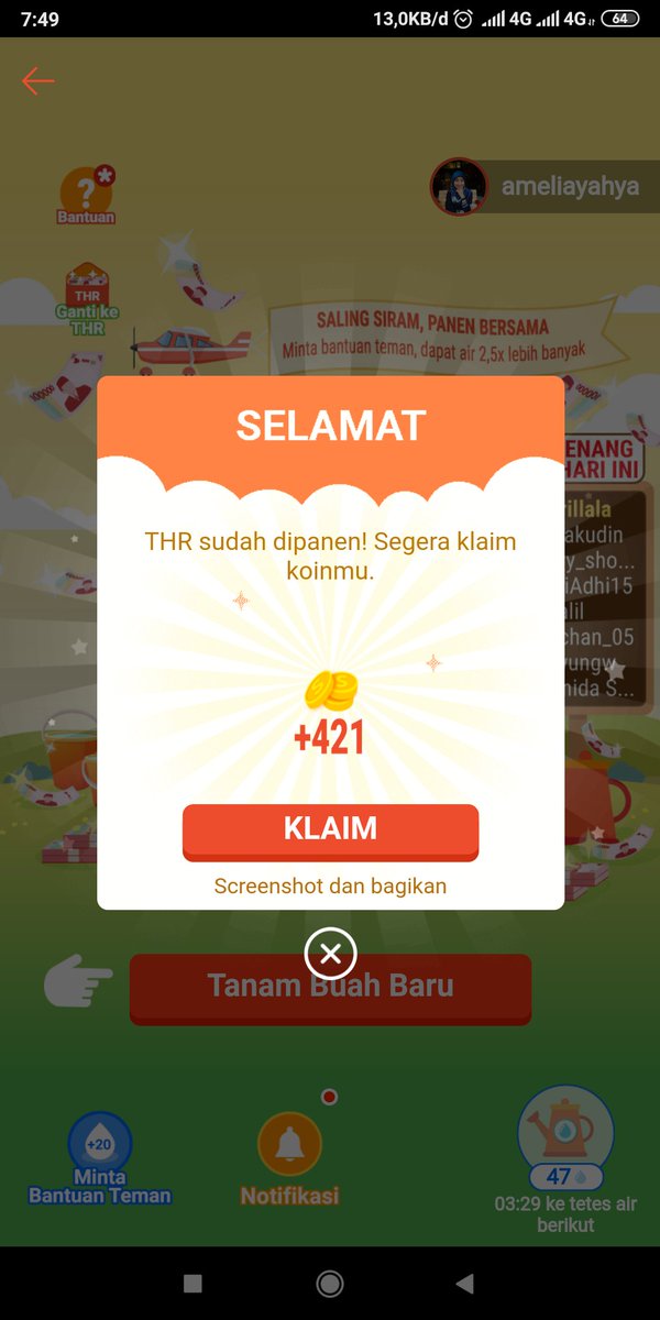 ameliayahya's tweet photo. Bismillah.. Semoga beruntung.. Semangat terus, hasil Shopee tanam, panen tgl 22 April.. @ShopeeID
#ShopeeTanamTHR10M #ShopeeDariRumah
#ShopeeID https://t.co/JBDoAObAyr https://t.co/SD3G9eTfU0 https://t.co/022A58dEcO
