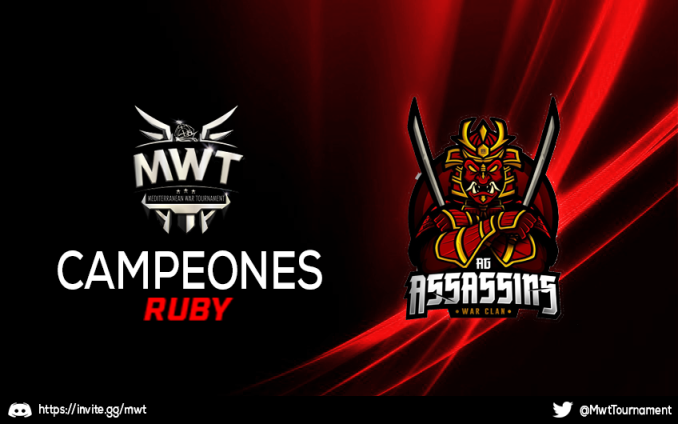 20 clanes y sólo podía quedar uno ! 🤪
Enhorabuena al clan @AG_ASSASSINS 🎉
que se hace con el título en la división de Ruby !🎉