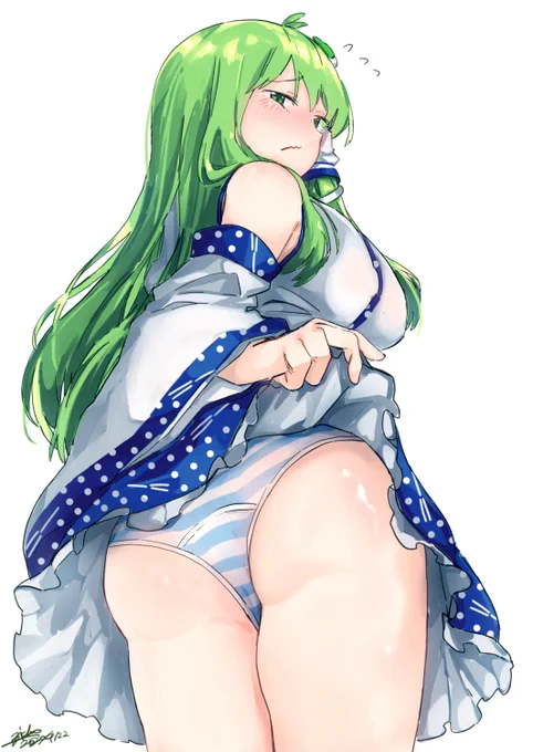 ケツの大きい東風谷早苗 