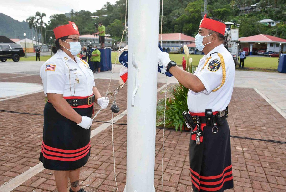 EagleNews's tweet photo. American Samoa Governor addresses territory on Flag Day under unfamiliar circumstances
Read here: https://t.co/dAgv7TTPWY
#eaglenews https://t.co/u4E2fDSIpq