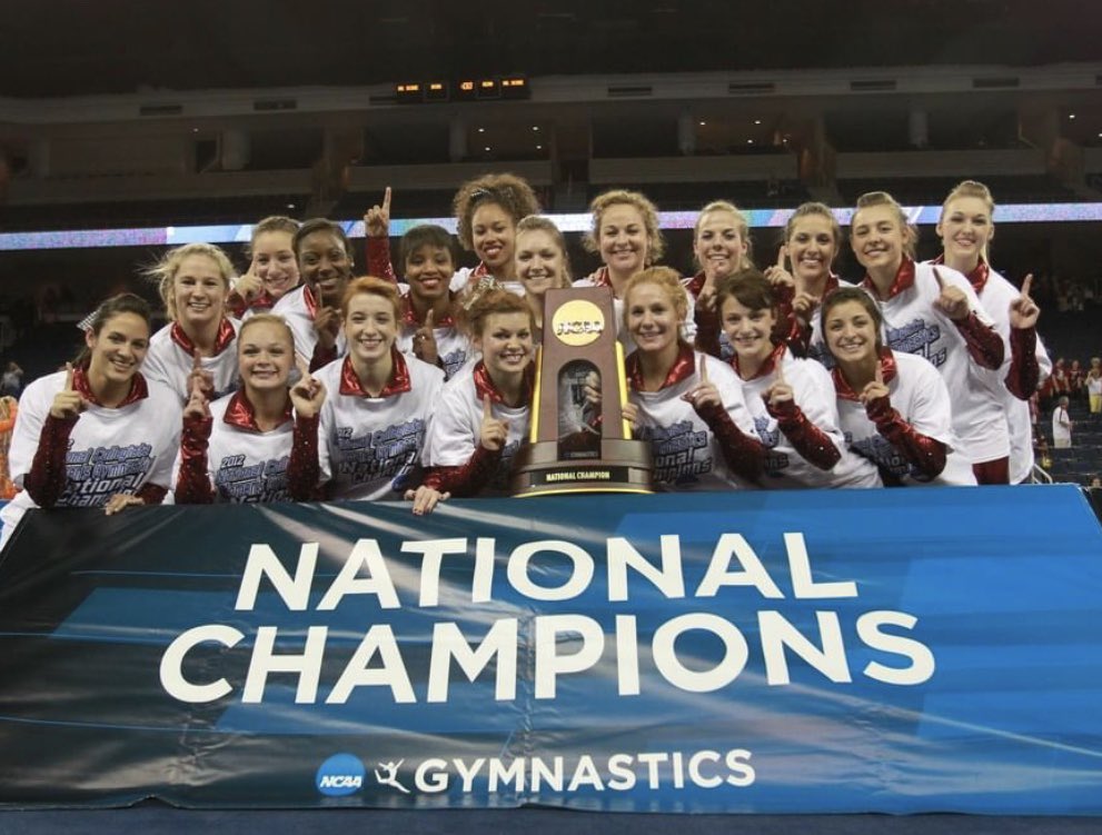 Sarah Patterson (@uacoachsarah) on Twitter photo Cheers to these women... 8 years ago these athletes won our 6th NCAA Championship & Back2Back titles #<a href="/BamaGymnastics/">Alabama Gymnastics</a> & <a href="/UofAlabama/">The University of Alabama</a> ❤️🏆 So proud of these Champions & honored to have coached them❤️ #championsoflife Cheers to these women... 8 years ago these athletes won our 6th NCAA Championship & Back2Back titles #<a href="/BamaGymnastics/">Alabama Gymnastics</a> & <a href="/UofAlabama/">The University of Alabama</a> ❤️🏆 So proud of these Champions & honored to have coached them❤️ #championsoflife