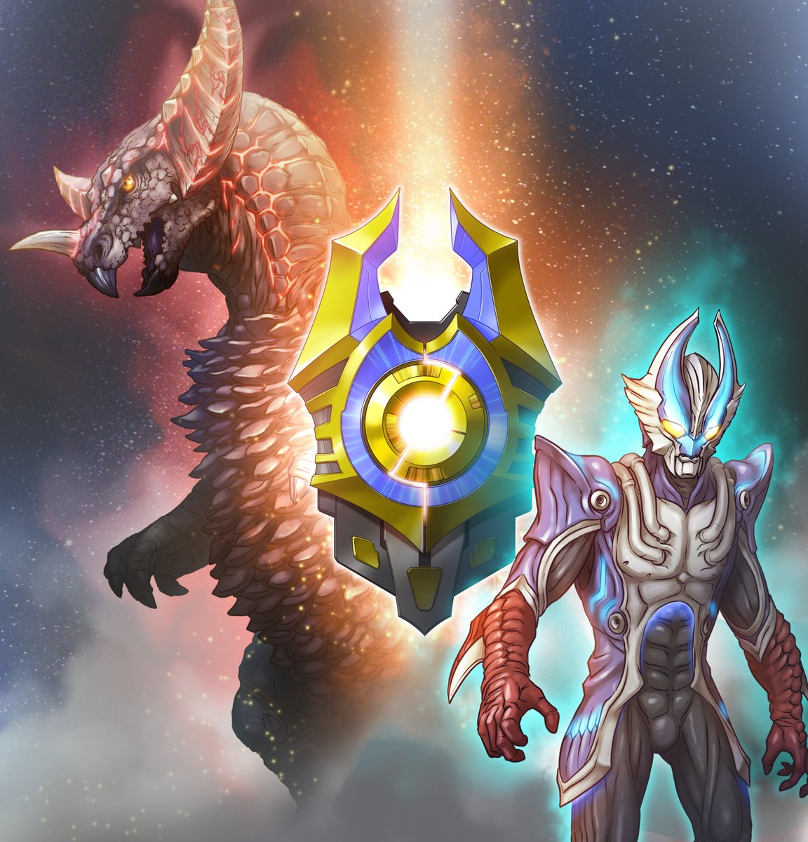 レイモン/ネオバトルナイザー レイモンは幾多の怪獣のデータからパッチ