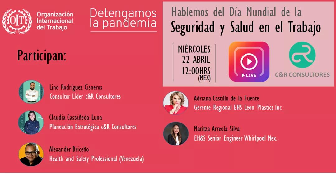 CRConsultores1's tweet photo. No se te pase mañana nuestro #Live #EnVivo mañana por #instagram. Estaremos hablando del #DMSST #28PRL #SAFETYDAY
Te esperamos! Búscanos en insta con crconsultores https://t.co/XvXXrScQiV