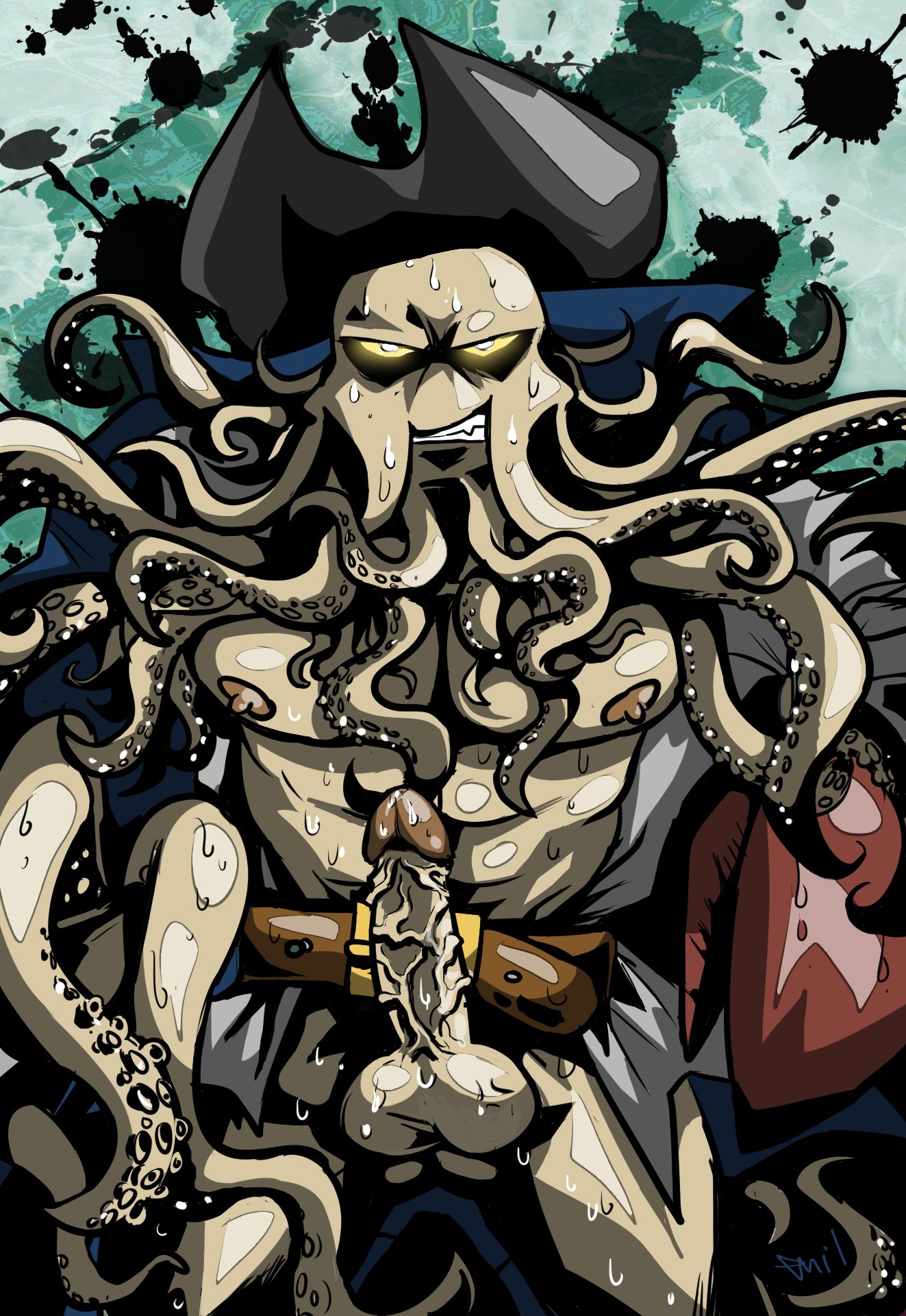 Davy Jones Pirates Of The Caribbean Porn - Screwmie on Twitter: \