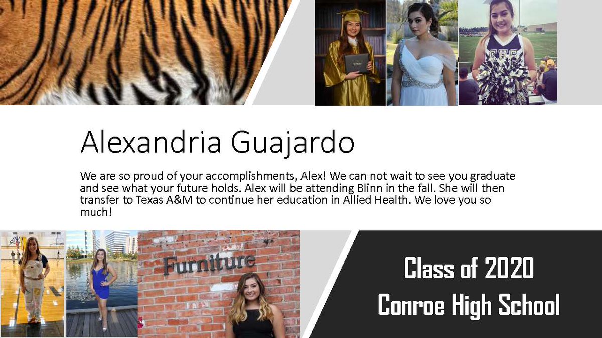 ConroeHSCISD's tweet photo. #CHS2020 #SeniorSpotlight https://t.co/Xed3puoBUQ