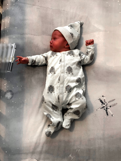 GMan_018's tweet photo. The force awakens (...then eats, poops, and goes to sleep again.). @Disney @starwars @themandalorian -  there's a new baby Jedi in town. https://t.co/XULkufyOoR