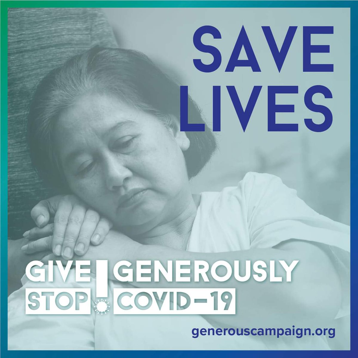 More than ever, it’s up to all of us to work together to #EndCOVID19Now. The distinction between Low-Income, Middle-Income and High-Income countries is no longer relevant – we are all affected, and our leaders must #GiveGenerously #SaveLives. #GenerousCampaign