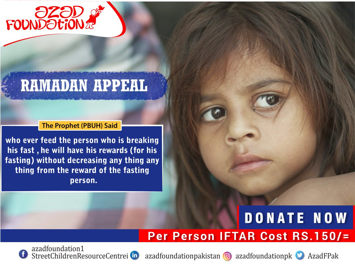 AzadFPak's tweet photo. FOR DONATIONS
DUBAI ISLAMIC BANK
Title Of Account : AZAD FOUNDATION
IBAN# PK47DUIB0000000034736001
SWIFT CODE : DUIBPKKA

https://t.co/dITQHqxeh2
#azadfoundationpakistan #worldhealthorganization #streetchildrens #jointhehands #donate #ramdanblessing #zakat #sadqah #fitrah https://t.co/w0ZqDAbv7A