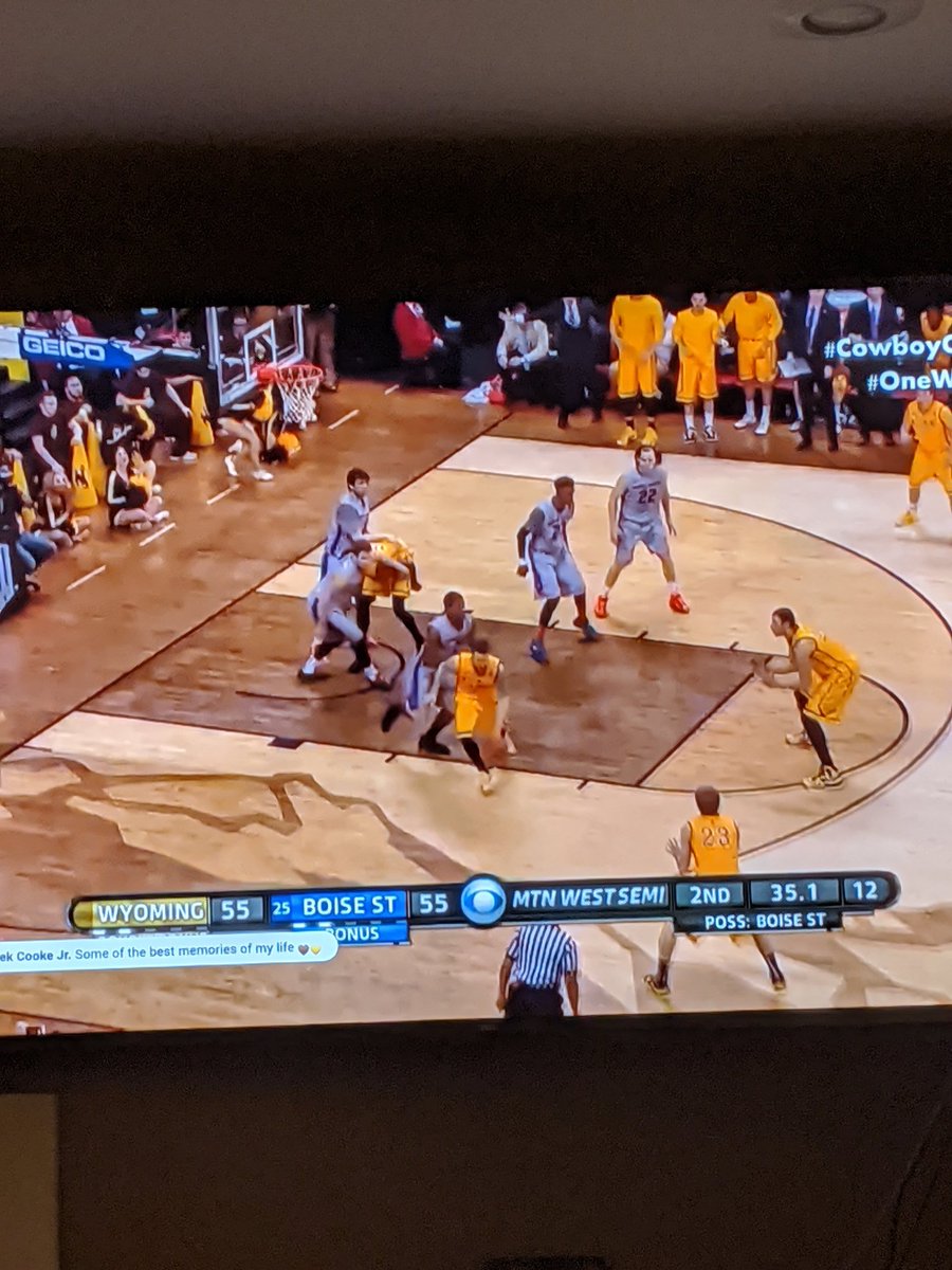 stephpick39's tweet photo. @AnthonySara @wyo_mbb @jefflinder We've got it on here too! Looking forward to some @wyo_mbb !! https://t.co/4yb9BBCRNj