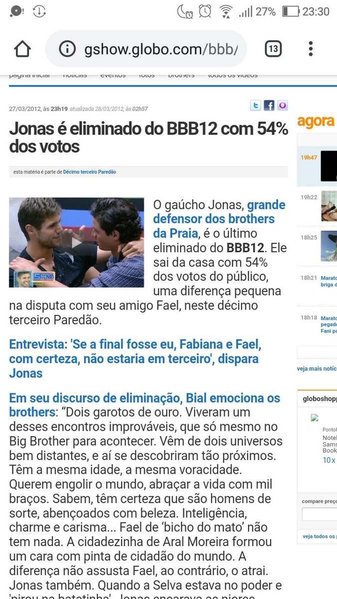 aikarols's tweet photo. puts Mari saiu com a mesma % do Jonas no BBB12 https://t.co/w8B93W1R0d