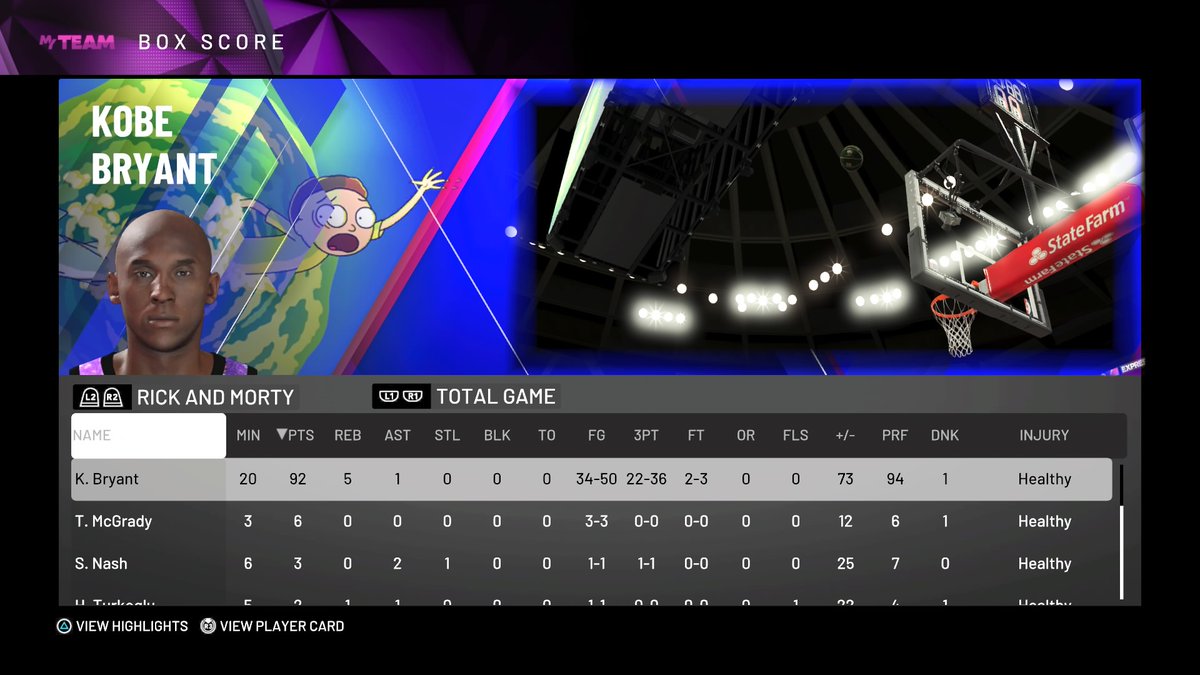 EYESOLATION8's tweet photo. Give him another one SHEESH @NBA2K_MyTEAM  #PS4share https://t.co/eTBfrwqUu7