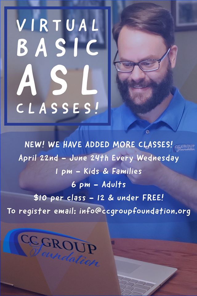 BIS__World's tweet photo. Online ASL Classes -- Wed or Thurs -- Afternoon or Evening -- Individuals or Families -- THIS WEEK -- register. now -- Deaf Teacher https://t.co/sX15kXjD22