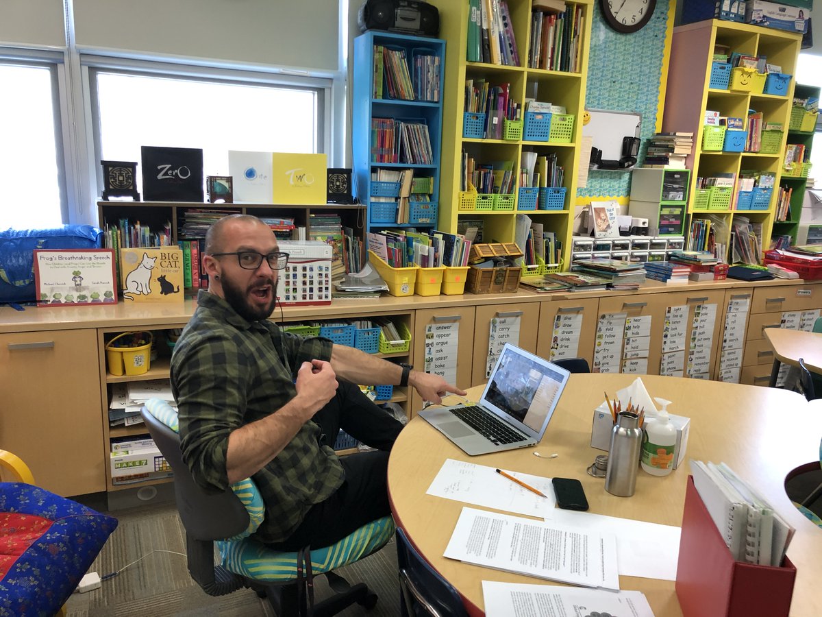 hblove03's tweet photo. Grade 5 students are rocking Virtual Exhibition! Presentations on topics: how music affects our wellbeing, gamification, recycling, raising money for good causes, and more. Sending virtual hand claps & high fives to our Ss #sfs1912 #virtuallearning #virtualpypx @inspirecitizen2 https://t.co/lwEwdxF7tt