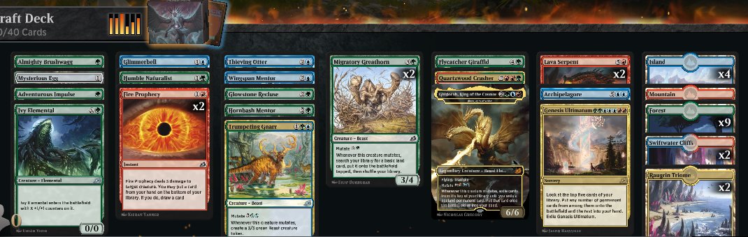 Opened an Illuna & went in! The mana was a little rough, but still went 2-1! 23-7 now!  #MTGIkoria