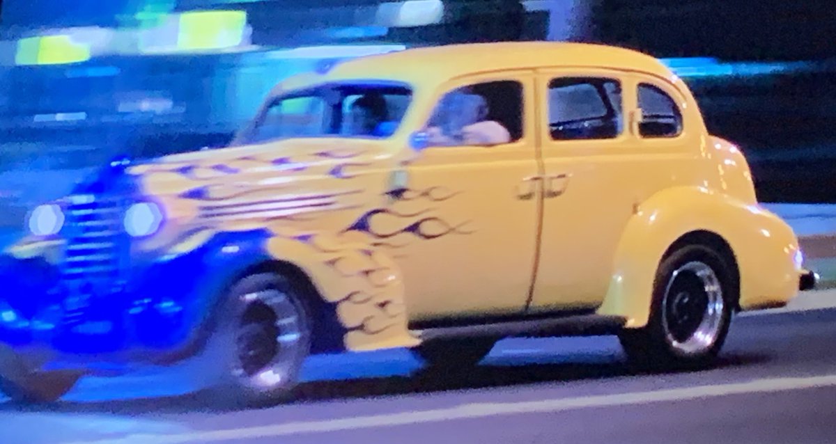 Ok, a couple more in this thread. I couldn’t resist. This movie is GtMbtC GOLD!! The QB’s bitchin’ El Camino, the douchebag’s Trans Am, an old school hot rod, and the VW Thing.