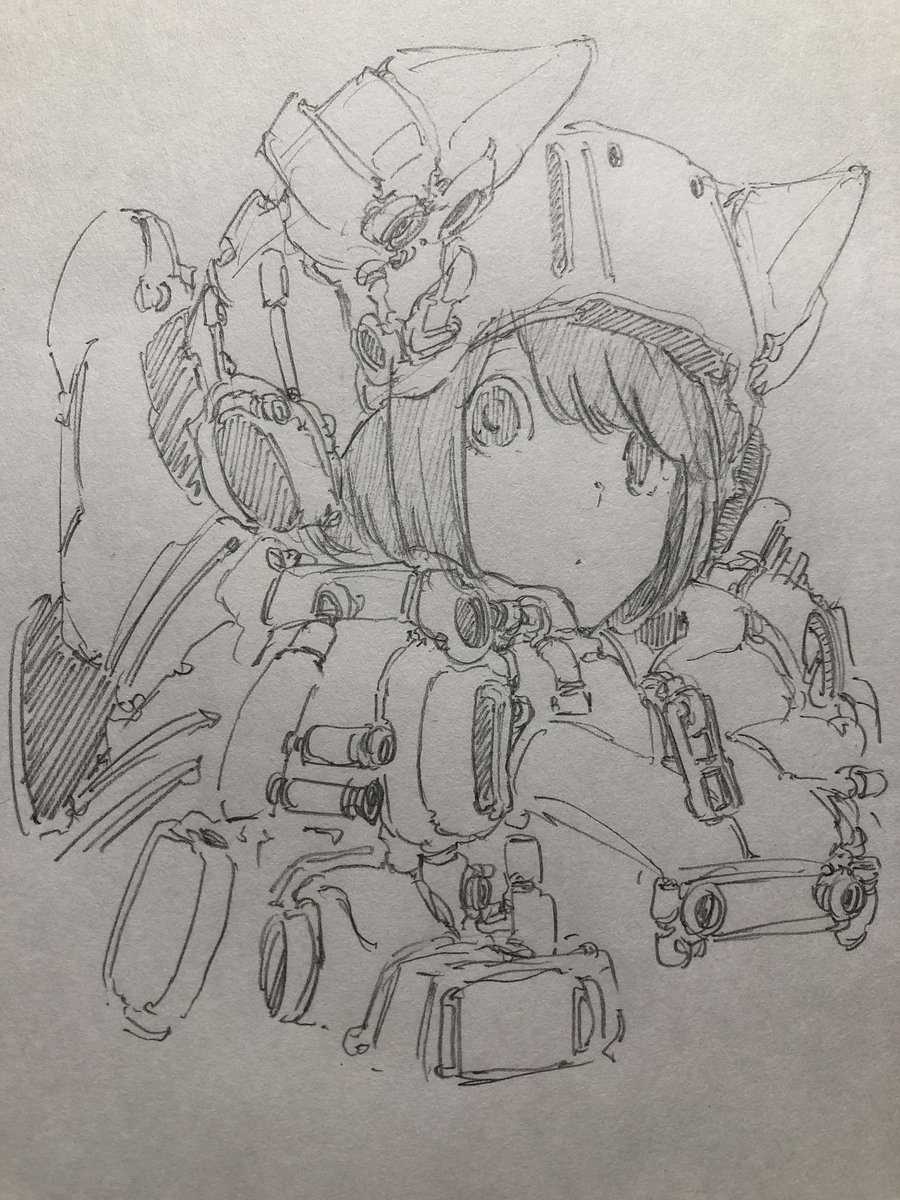 良い角度で描けたと思います。 