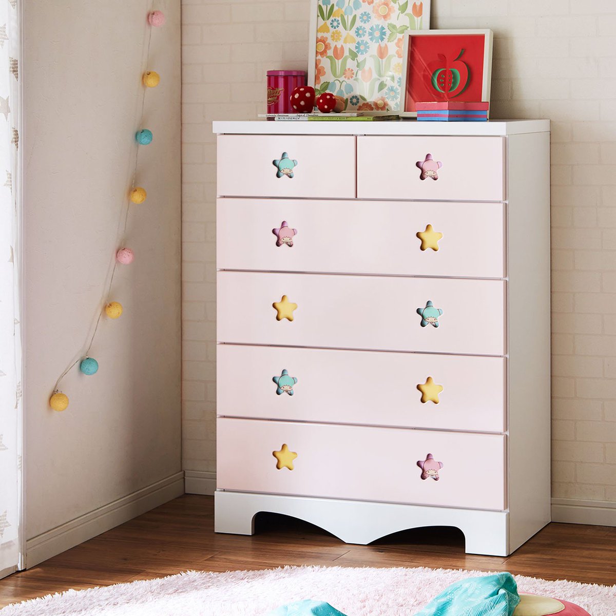 ベルメゾンネットで販売開始！ キキララの衣類収納チェスト「サンリオ