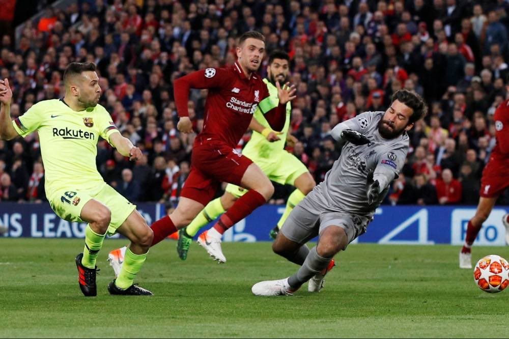 Allison Becker Liverpool4-0Barcelona