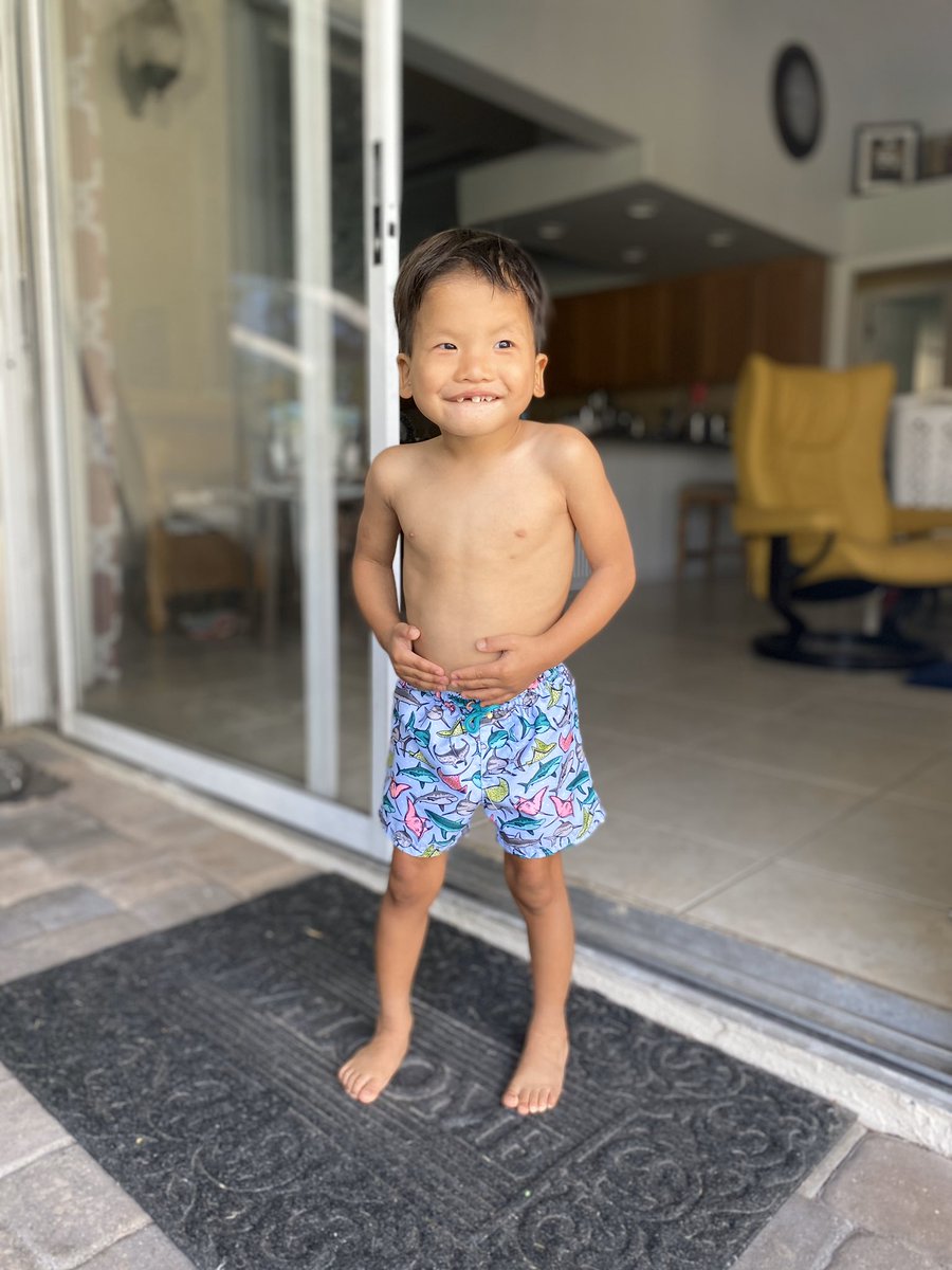 He’s been working hard on his beach bod. He’s ready. 😍