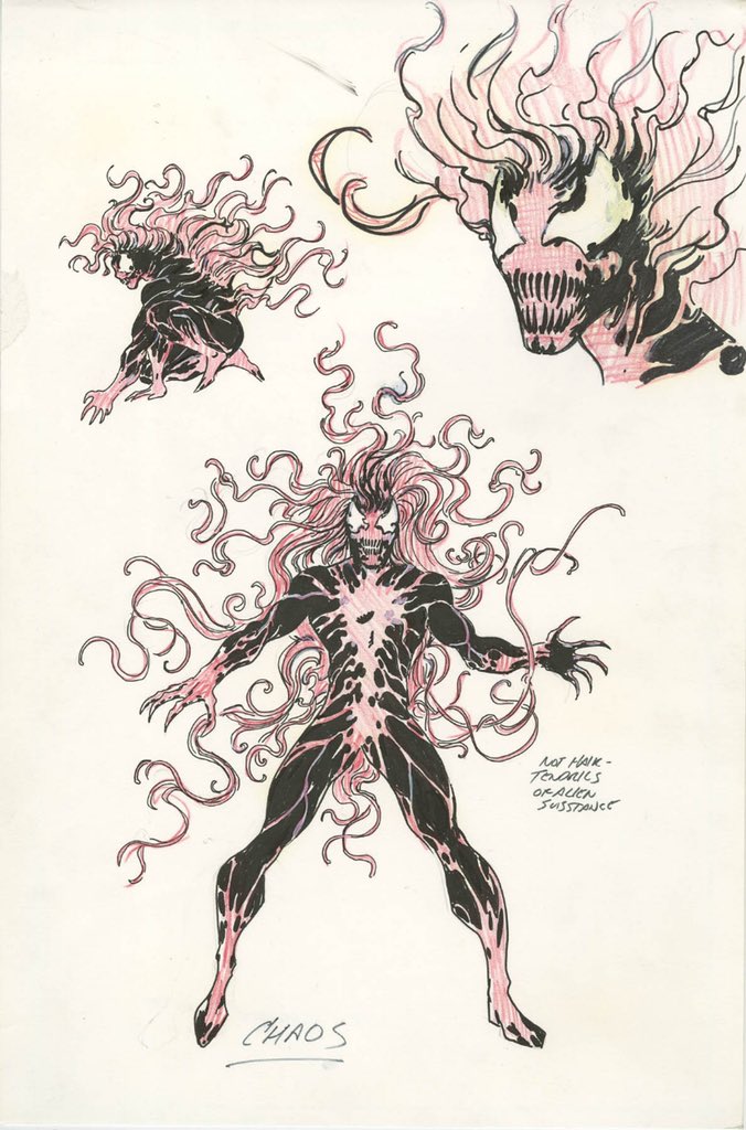 boybagley's tweet photo. Initial Carnage design by Mark Bagley https://t.co/rbutPNXiha