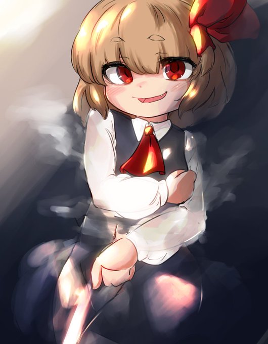 能力を活かして光を照らすと溶ける服をまとってギリギリを楽しむルーミアとその正体 