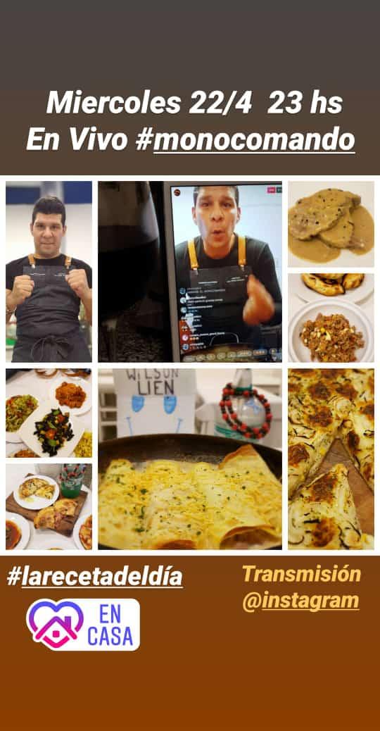 monocicero's tweet photo. En vivo por instagram #monocomando de #recetasdeldía #lacocinadelmono https://t.co/V9mpAJFVr1