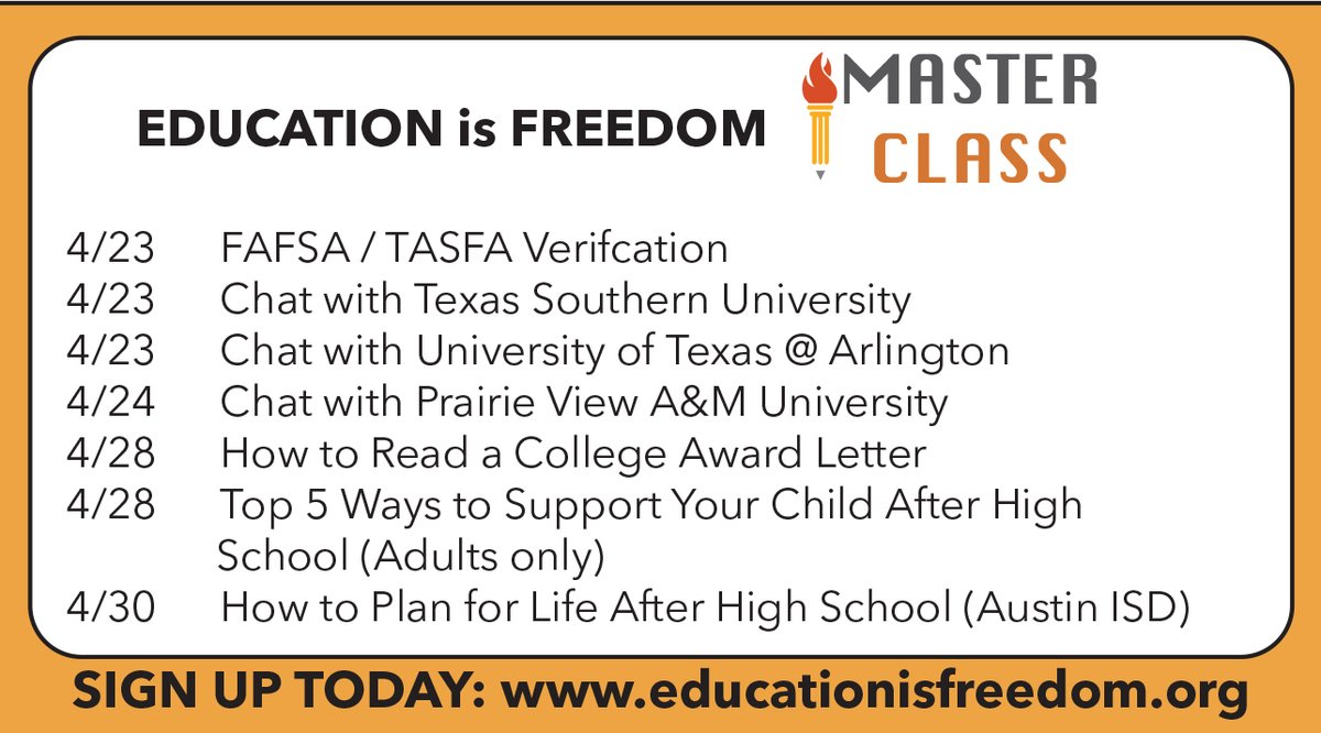 Education is Freedom tweet media