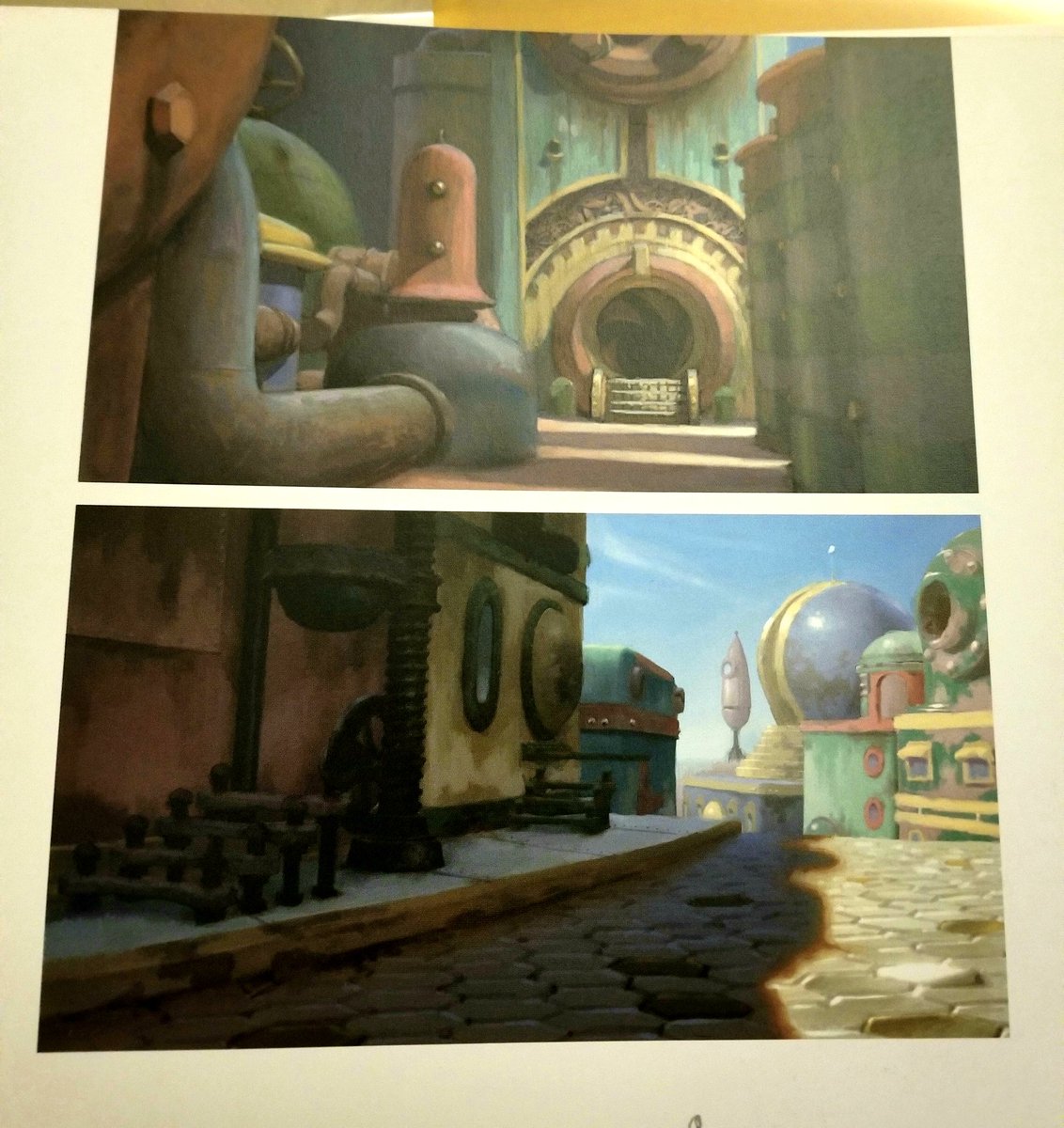 I never watched "Robots", which is a shame cause looking through the book, this aesthetic is very much 2017 me 