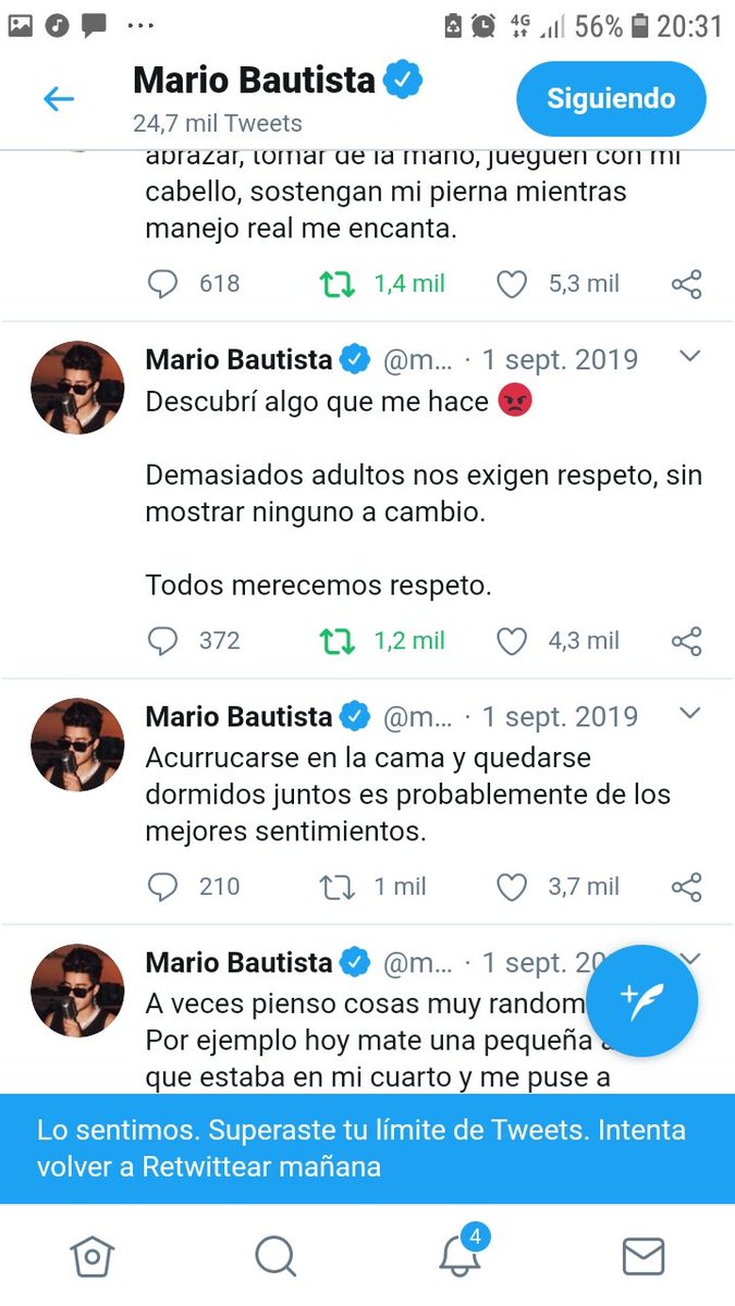 IbukiMagno's tweet photo. Retwitee ayer hasta donde #Twitter me lo permitio😊
Eres inspiración #MarioBautista
#FollowMeMarioB
Seria un gran honor si me enviaras un MD de dedicacion, celebrando con amor mi primer año de mi novia #Paty y yo #Julio, juntos desde 2019, que será este 26DeAbril @mariobautista_ https://t.co/TkP9pJ2nZX