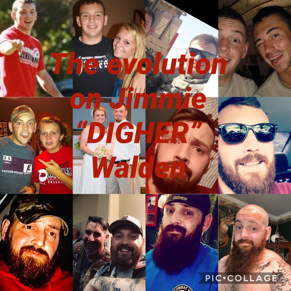 DIGHER91's tweet photo. The evolution of myself https://t.co/uMydVo6cik