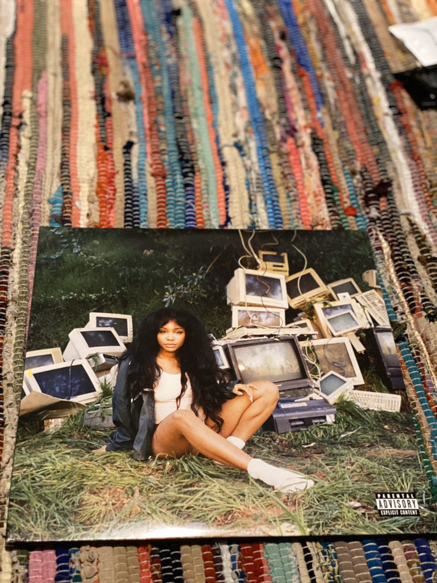 CTRL by SZA(Of course, another all-time favorite. The disk is green)