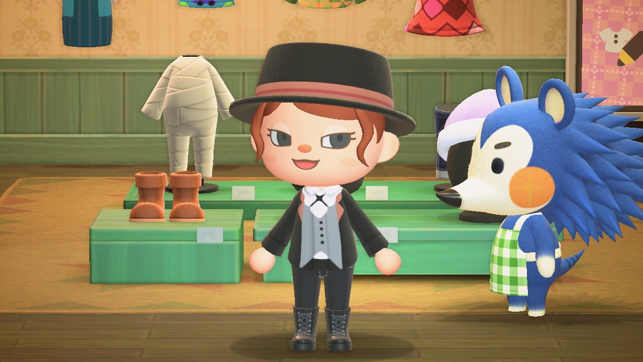 Madhat マイクラ 文豪ストレイドッグスの中原中也の服と帽子作ってみた っ っ 難しいわ W あつ森 あつまれどうぶつの森