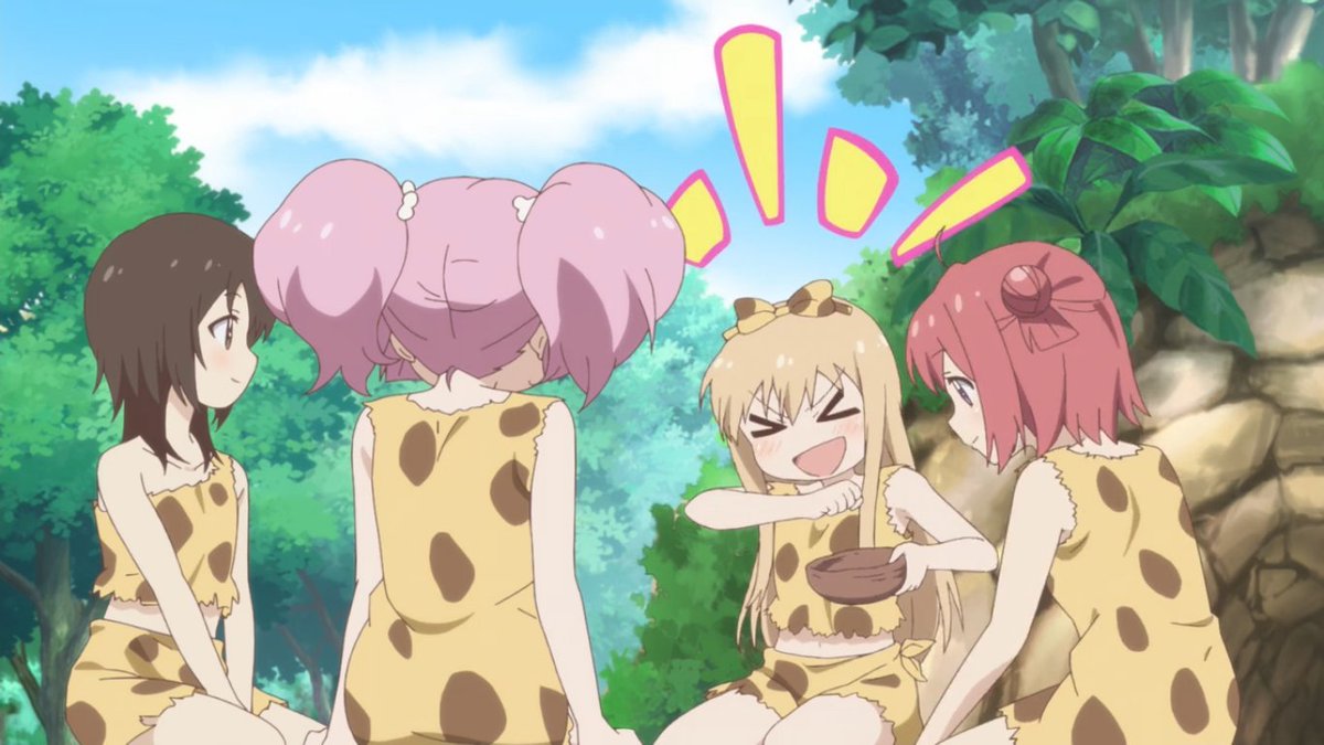 Devil_Azazel's tweet photo. He estado viendo la OVA del 10º aniversario de #YuruYuri para celebrar el cumpleaños de #FunamiYui, y cómo siempre me he reído muchísimo, he disfrutado enormemente desde el principio, con las bellas cavernícolas, hasta la aparición final de Akane, quiero #YuruYuri4 ya.
#ゆるゆり https://t.co/DmD55xEay9