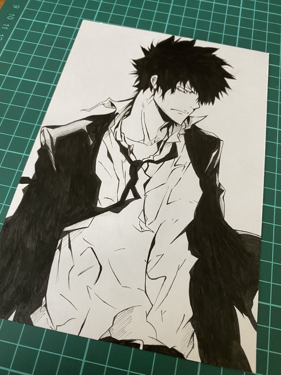 O Xrhsths Reiji Sto Twitter Psycho Pass 狡噛慎也 模写 アニメ イラスト 絵描きさんと繋がりたい イラスト好きな人と繋がりたい アニメ好きと繋がりたい Anime Illustration Art