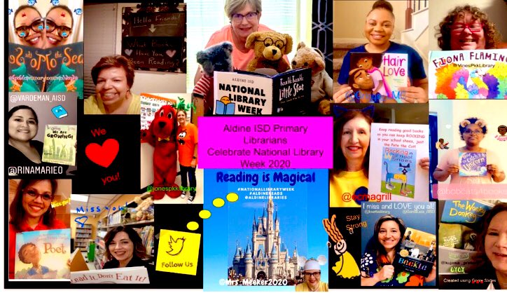rinamarie0's tweet image. We would have never imagined ending the school year with At Home learning but we are rocking it and sharing so many great resources! #NationalLibraryWeek #AISDNationalLibraryWeek @aldinelibraries @Vardeman_AISD @rinamarie0
