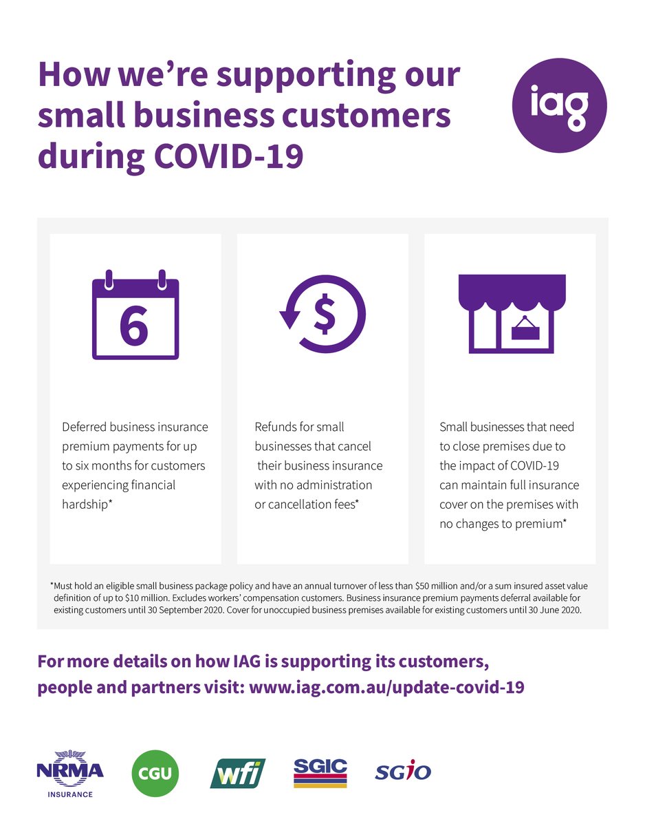 We’re continuing to help our small business customers that have been affected by the coronavirus. Read about our SME customer support package here. bit.ly/2xtZX9Y