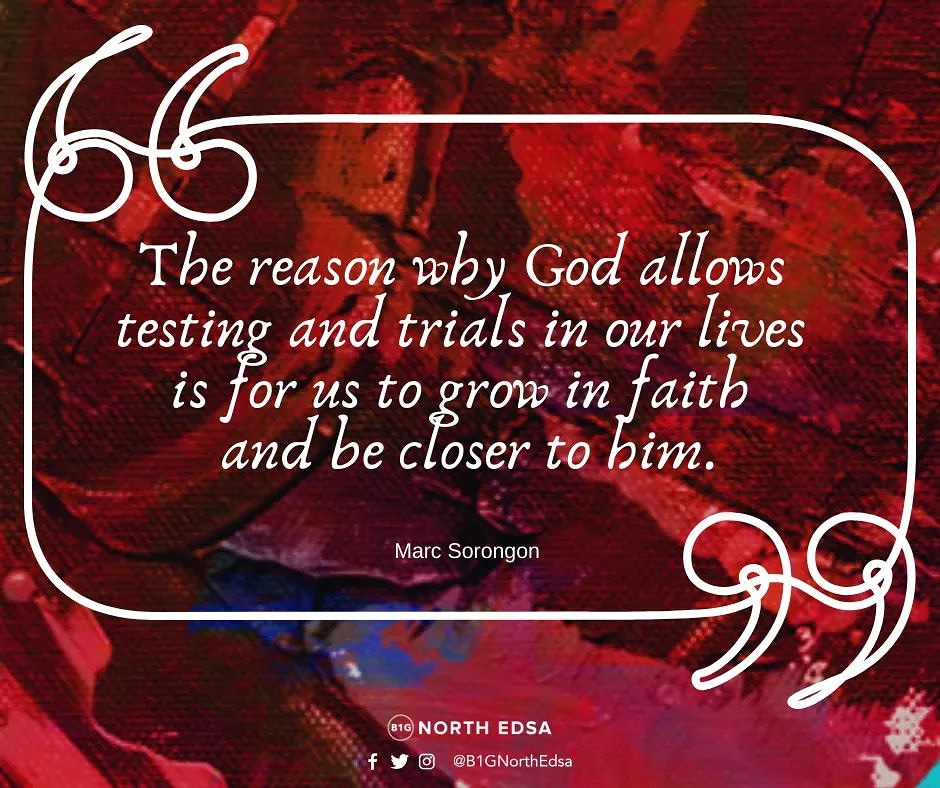 B1GNorthEdsa's tweet photo. Remember that He has your best interest at heart, and these troubles will bring you closer to Him.
#B1GNORTHEDSA #B1GFRIDAYS #THEMASTERPLANNER https://t.co/JsroEh1G0O