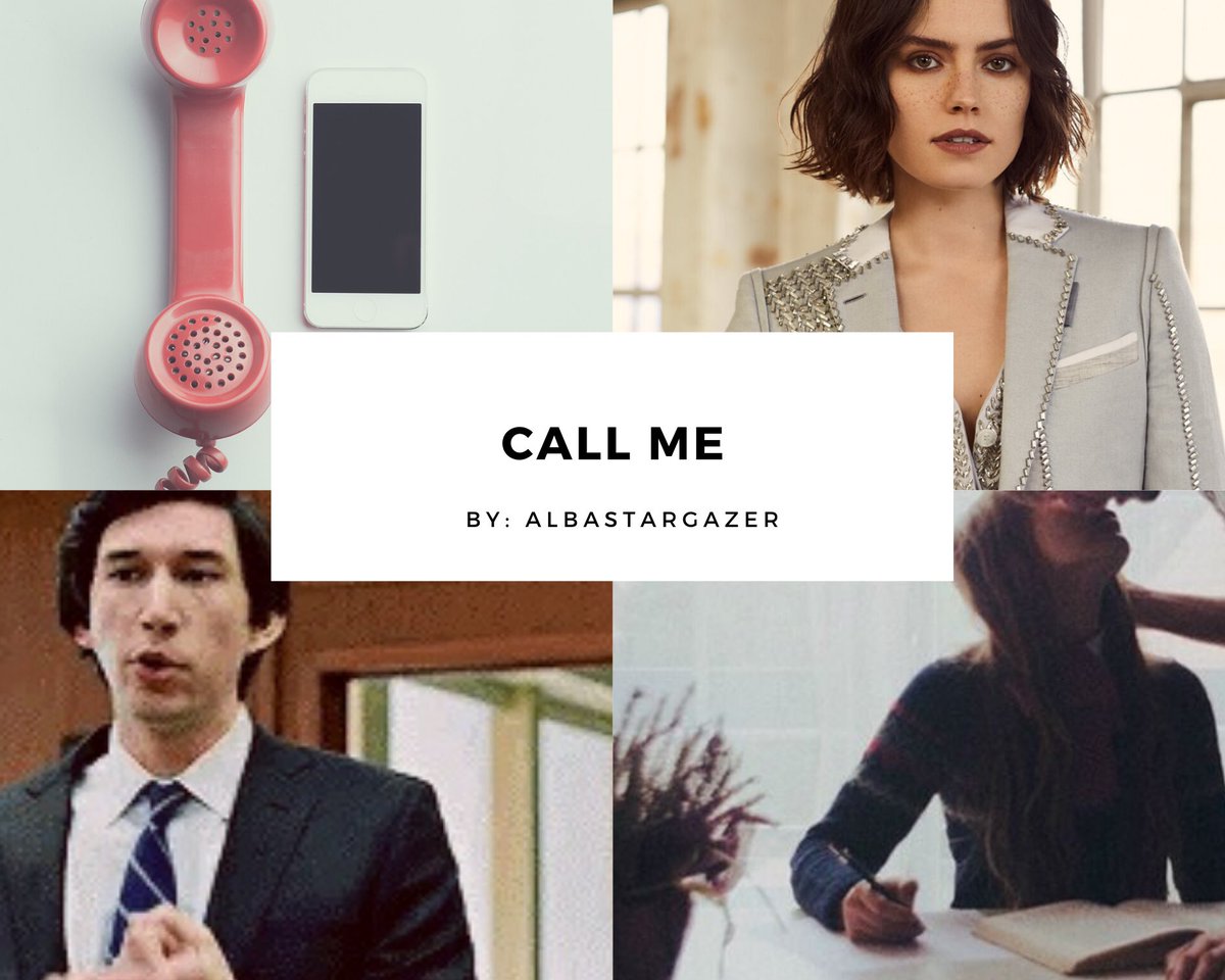  https://archiveofourown.org/works/19845850 Call Me by  @AlbaStarGazer Rated E, completeOKAY SO REY BUTTDIALS HER BOSS—which is hilarious enough, but then she does it while she’s jerking off thinking about him and he. Hears. The. Whole. Thing. It’s. So. Hot.