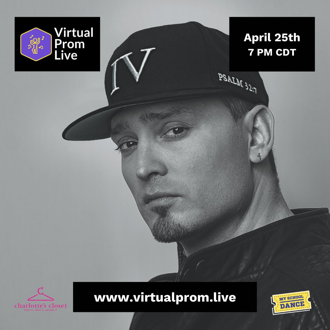 virtualpromlive's tweet photo. Virtual Prom Live Central Time is 4 days away!!! Have you registered?! We’ve got special guest DJ @whoisrip. Registration link in bio! #virtualpromlive #virtualprom #classof2020 #seniors2020 #2020seniors #grad #tiktokprom #prom #saveprom #saveprom2020 #prom2020 #promdiy https://t.co/5yK5Kd1gKX