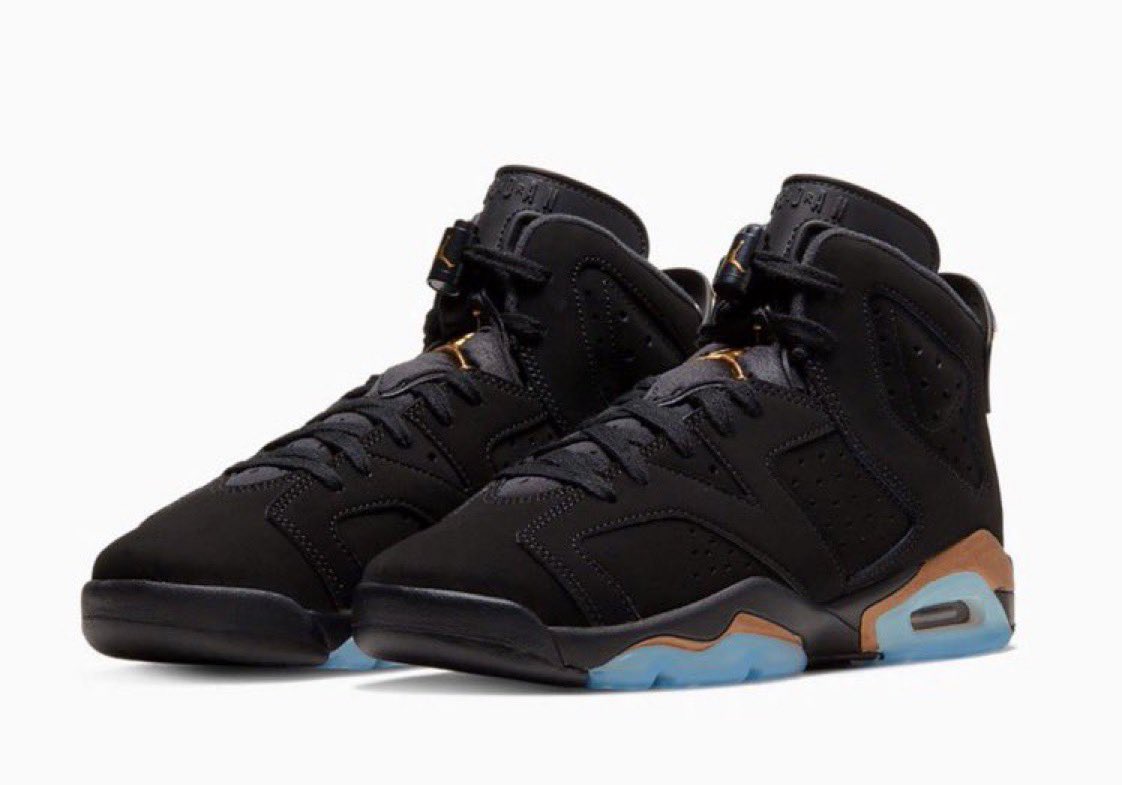 black and gold jordan 6 grade school