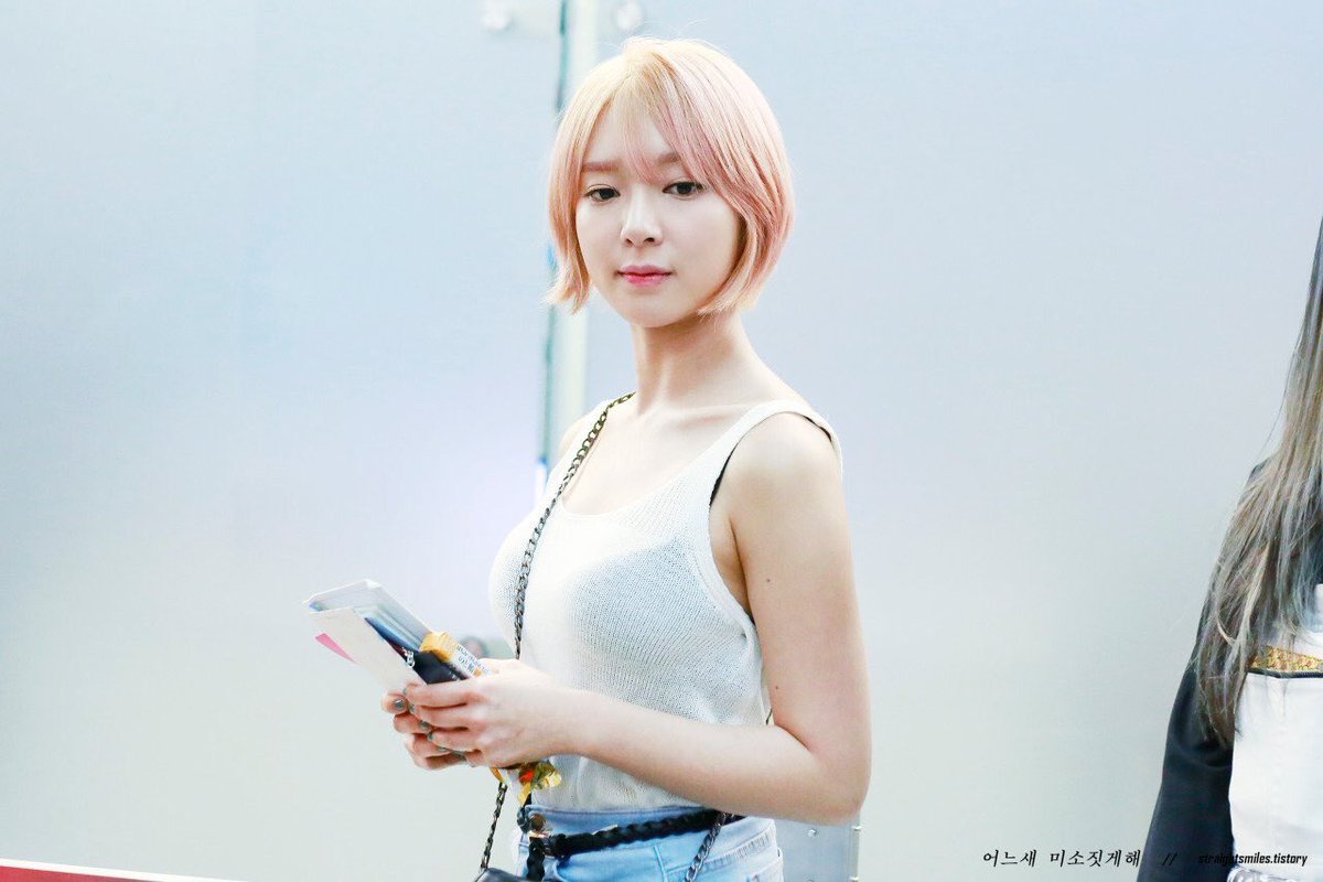 rare images of choa without blonde hair, a thread