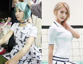 rare images of choa without blonde hair, a thread