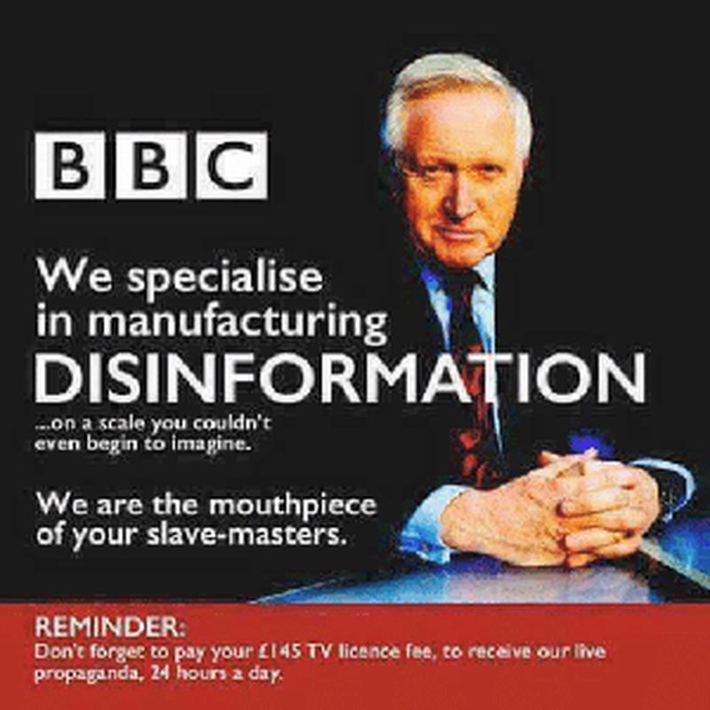The UK’s national broadcaster the BBC is perhaps the worst of all the disinformation propagandists. The sheer volume of disinformation they are pumping out is quite breathtaking.