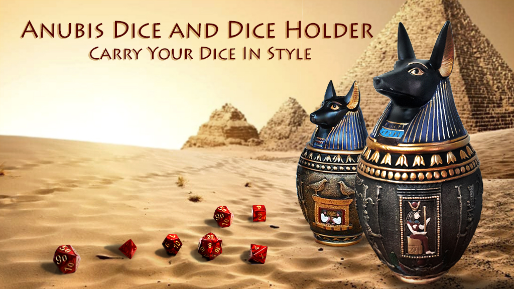 NatTabletop's tweet image. GASP. Just 4 days left to get your own Anubis Dice Holder! Join the other backers now! kck.st/2VNmiIn

#dnd #dnd5e #ttrpg