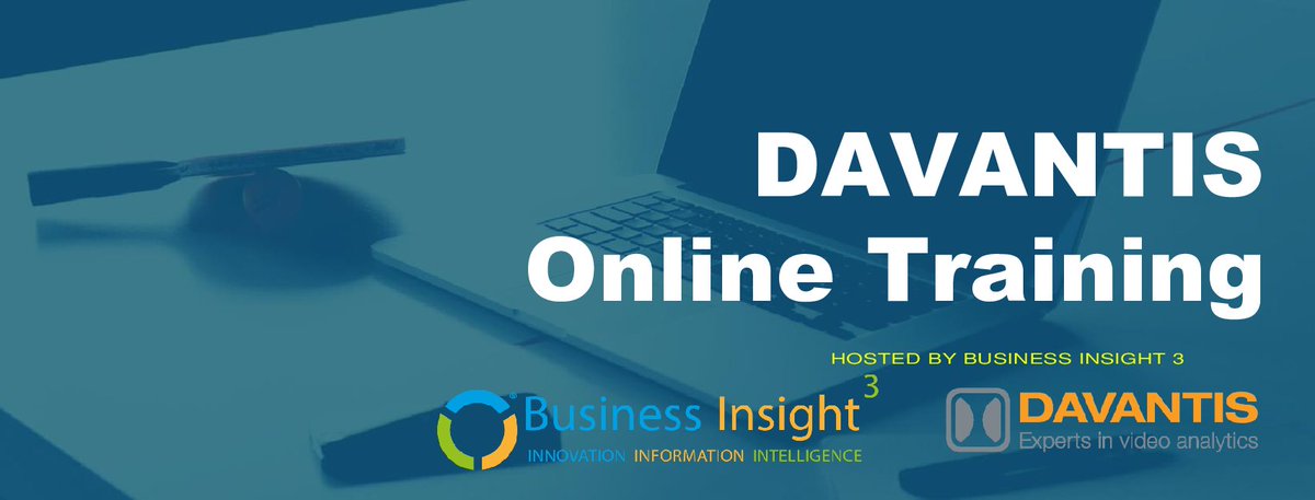 Business Insight 3 Are hosting a free online training on the CCTV industry leading analytics technology by <a href="/davantis_tech/">DAVANTIS</a>. This is the ideal introduction to the Davantis analytics and for those more experienced, a top up on the latest information on how to protect your sites.