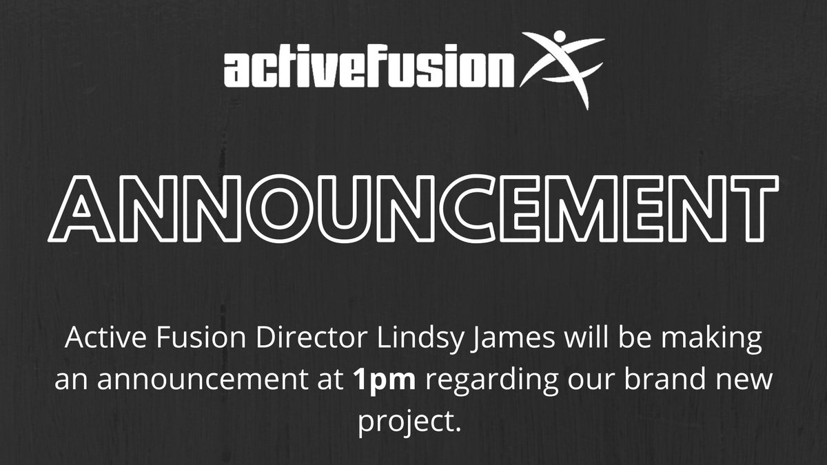 Active_Fusion's tweet image. ANNOUNCEMENT!🗣

@Active_Fusion Director Lindsy James will be making an announcement today at 1️⃣pm regarding a BRAND NEW digital project being ran by the team.

Please share this message, we want as many people as possible to be able to benefit from this new project💙

#PEParent