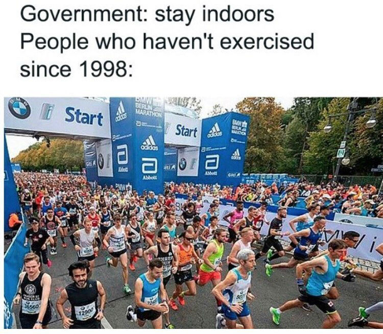 Honestly, I miss these days when I could go #jogging outside without that current jogging traffic. Where are you currently going for a #run?
But I truly hope that the enthusiasm for #sport will continue with most people.🙂