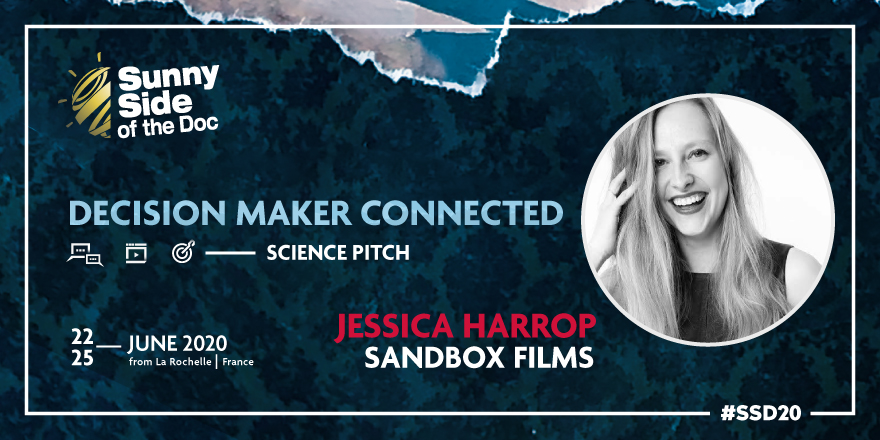 ◣DECISION MAKER CONNECTED◥

Jessica Harrop, Supervising Producer at SANDBOX FILMS will join us as a decision maker for the #Science #Pitching Session at #SSD20! 
🎧 Want to hear more about Science Sandbox's grantmaking strategy? Check out our podcast! ➤ bit.ly/3cGWnsH