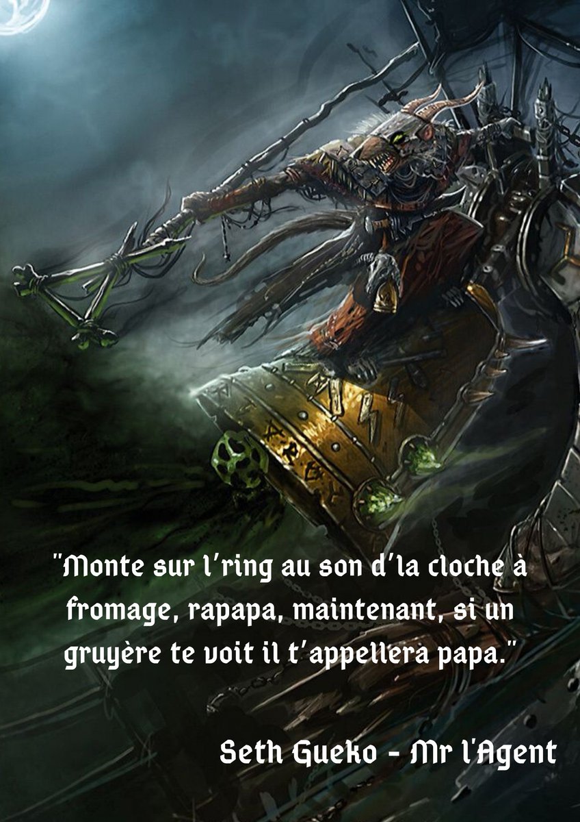 Comme Seth, les Skaven font péter la cloche ! 🔔