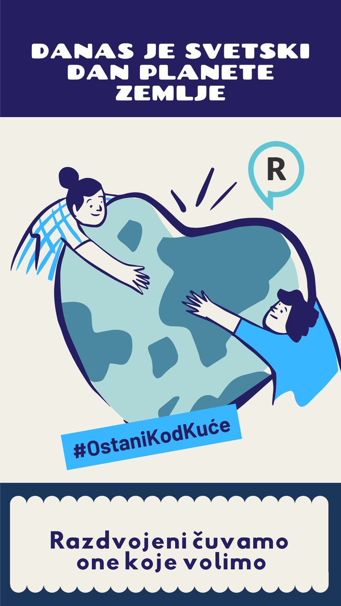 RepresentCom's tweet photo. 🌍💚💙 #komunikacijaudobakorone #representsystem #representcommunications #OstaniKodKuće #StaySafe #StayAtHome https://t.co/f5UVA6Xake